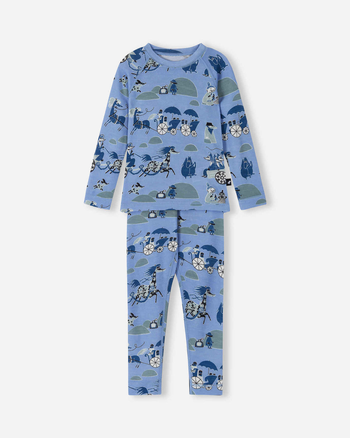 Reima Moomin Trivsam - Toddler Merino Wool & Lyocell Base Layer Set