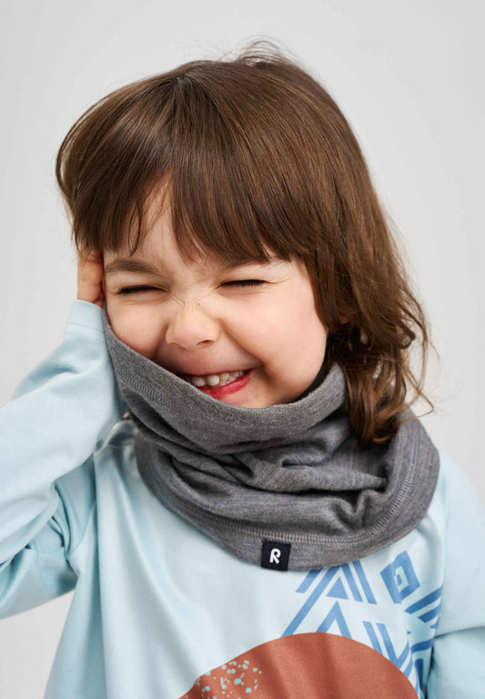 Reima Aarni - Kids' Merino Wool Tube Scarf