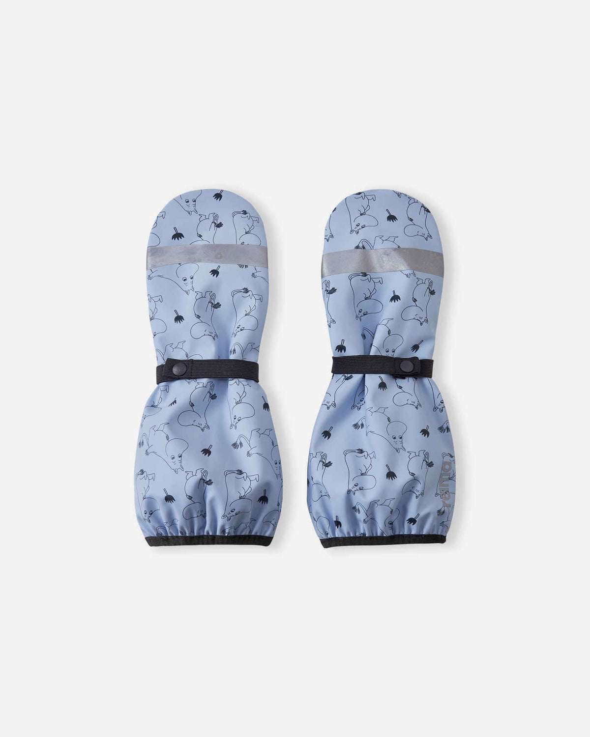 Reima Moomin Puro - Kids' Lined Rubber Rain Mittens