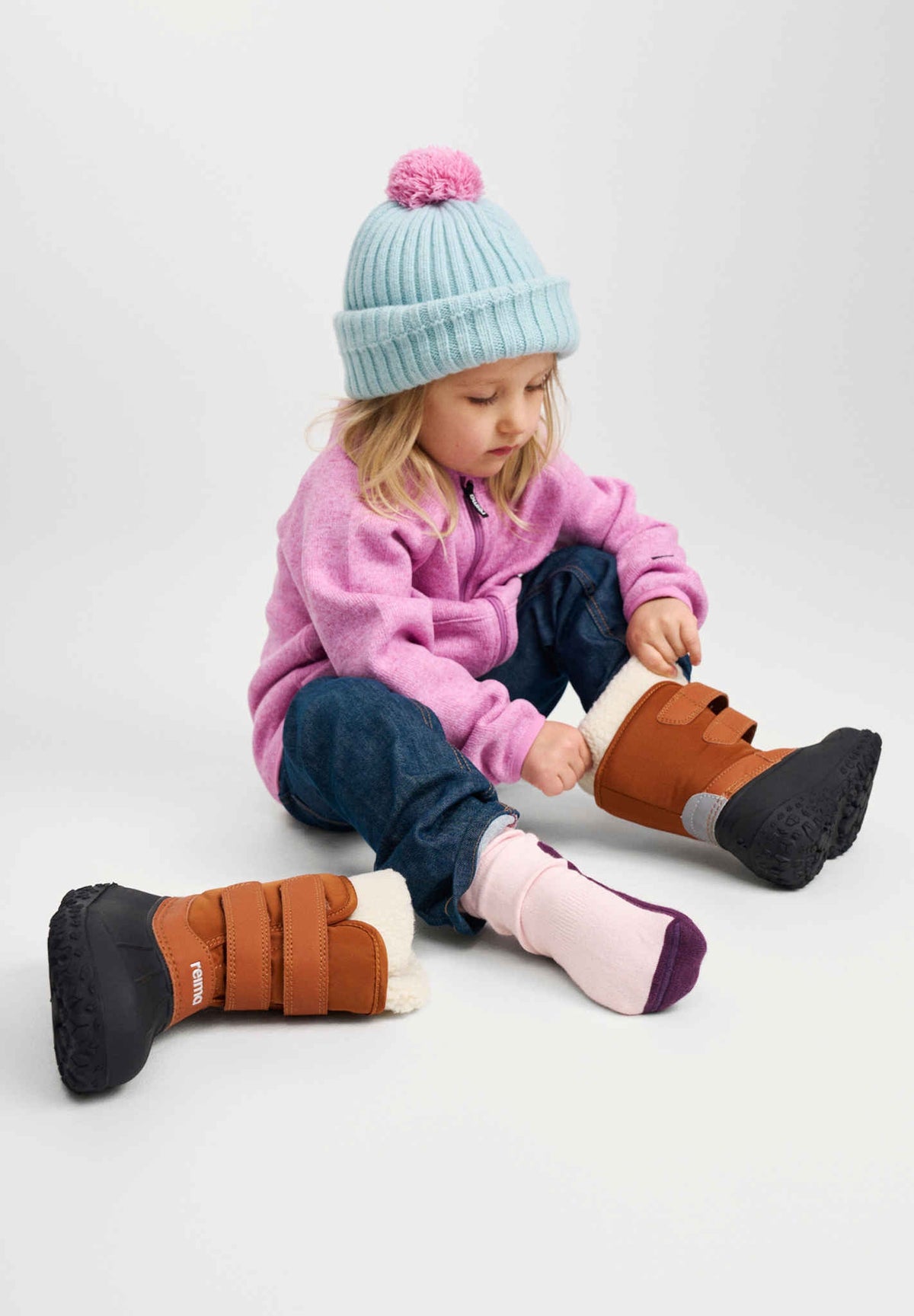 Reima Konkari - Kids' Rubber Galosh Winter Boots